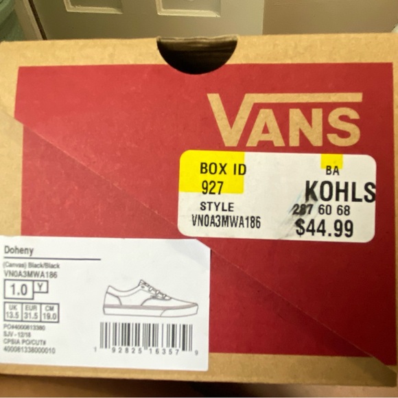 Black canvas Vans sneakers - Picture 3 of 7
